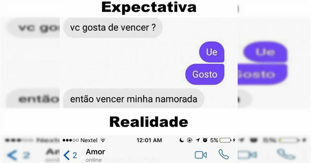 Aquela cantada de você gosta de vencer Aquela cantada de você gosta de vencer