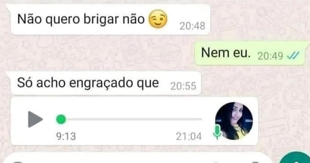 Não quero mais brigar não Não quero mais brigar não
