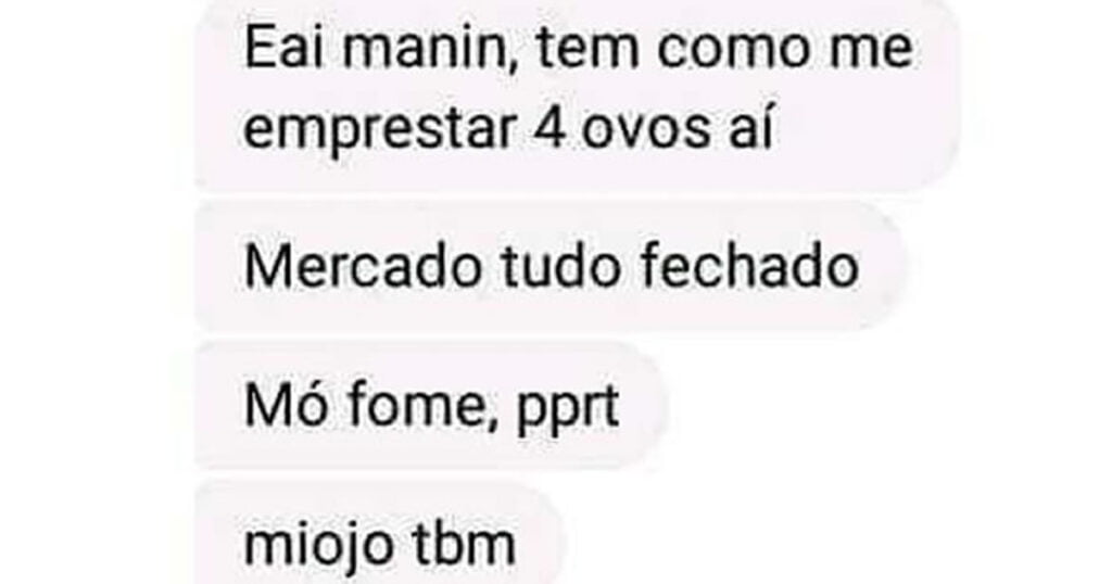 Existe pessoa folgada Existe pessoa folgada