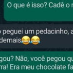 Quando sua namorada ama chocolate