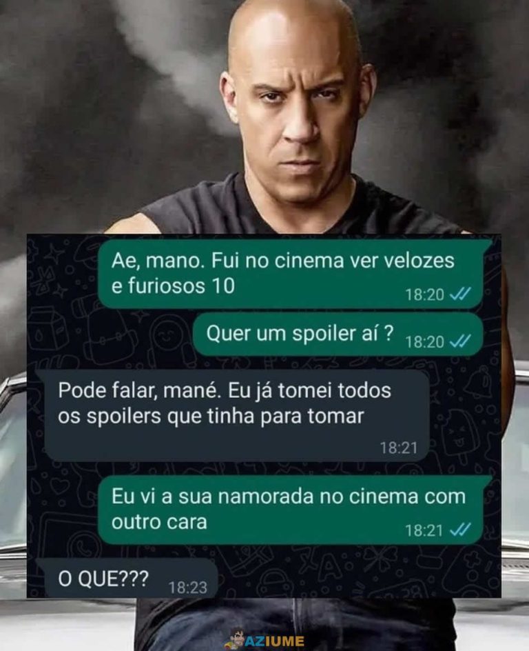 O Pior Tipo De Spoiler Que Você Pode Receber Aziume Blog De Humor