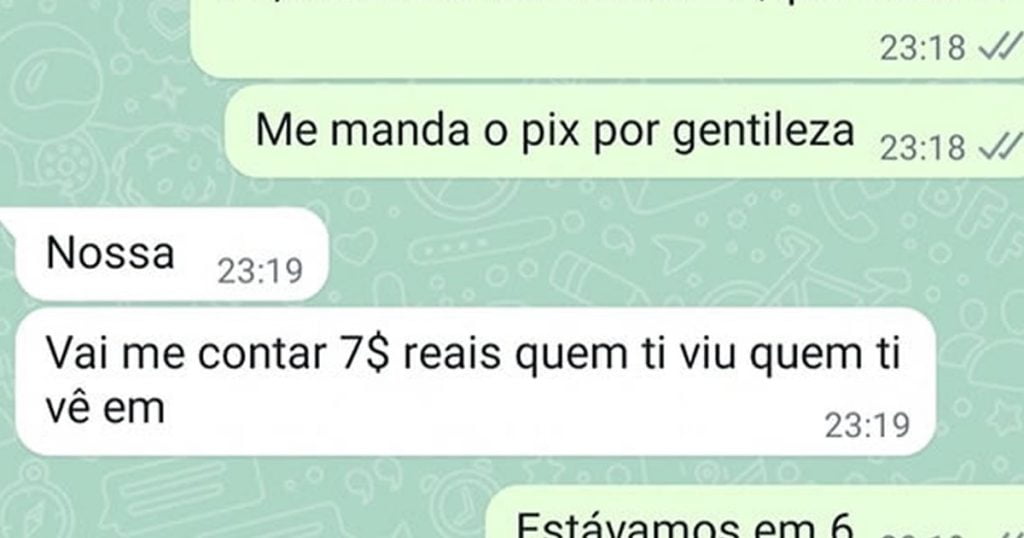 Pode ser até 1 real. Se tá me devendo é meu Pode ser até 1 real. Se tá me devendo é meu