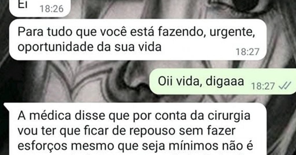 Uma grande oportunidade para você cuida de mim Uma grande oportunidade para você cuida de mim