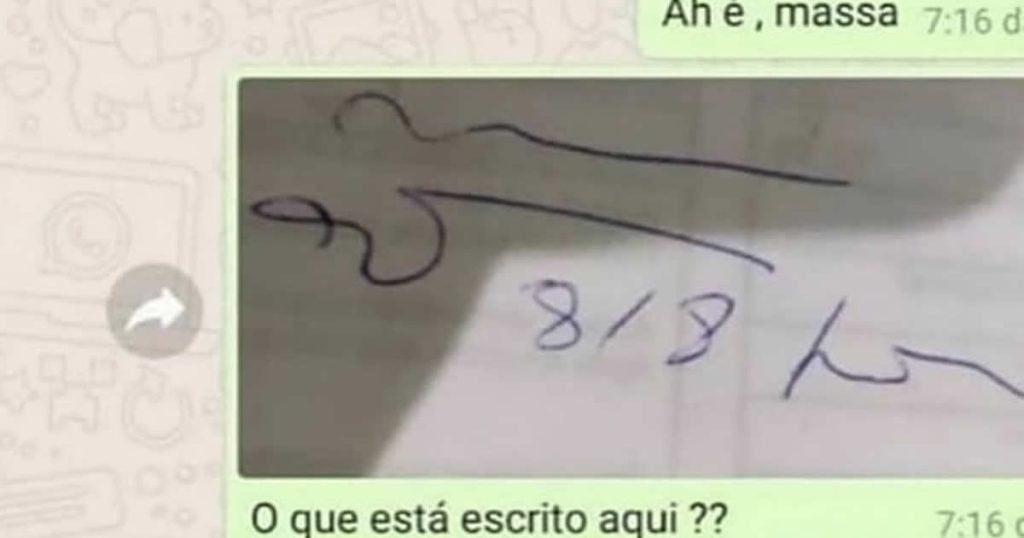 Aquela letra de médico Aquela letra de médico