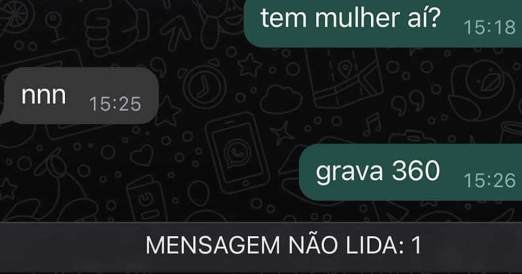 Quando a namorada não confia