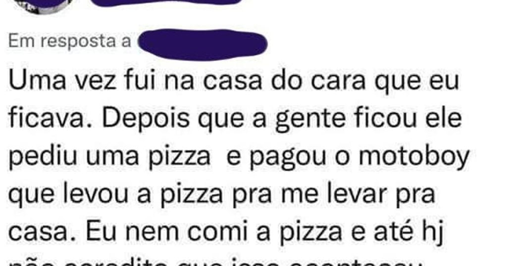 Quando você compra uma pizza sozinho Quando você compra uma pizza sozinho
