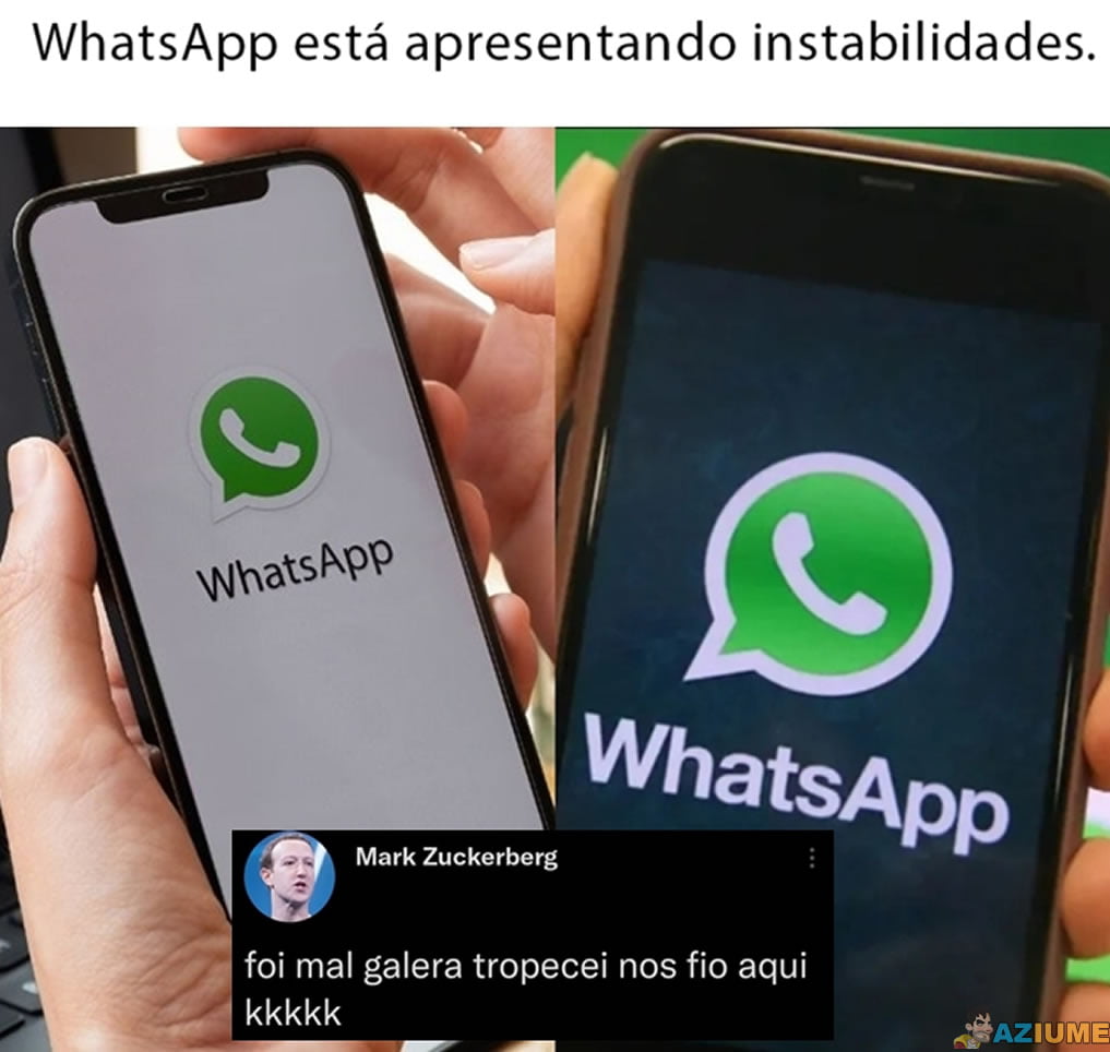 WhatsApp está apresentando instabilidades