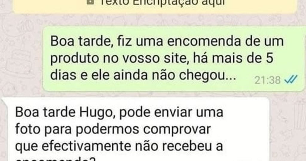 Comprei um produto e não recebi Comprei um produto e não recebi
