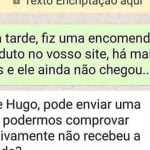 Comprei um produto e não recebi