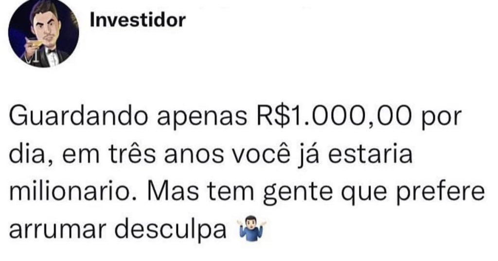 Dica para ser um milionário Dica para ser um milionário