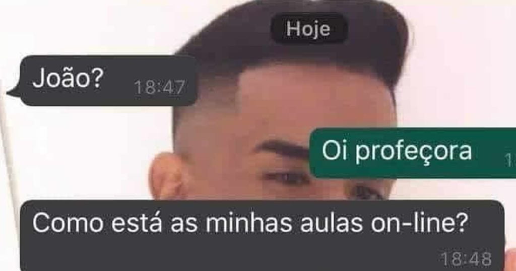 Quando a professora entende que não está ajudado