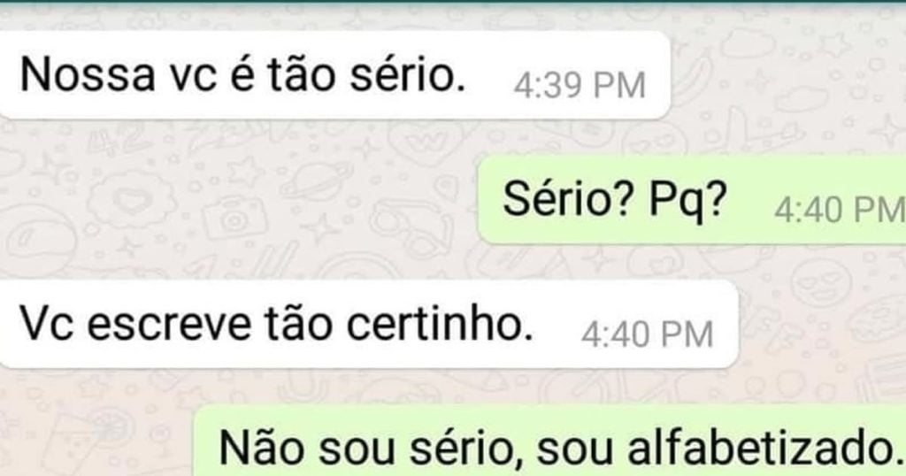 Quando você escreve certinho Quando você escreve certinho