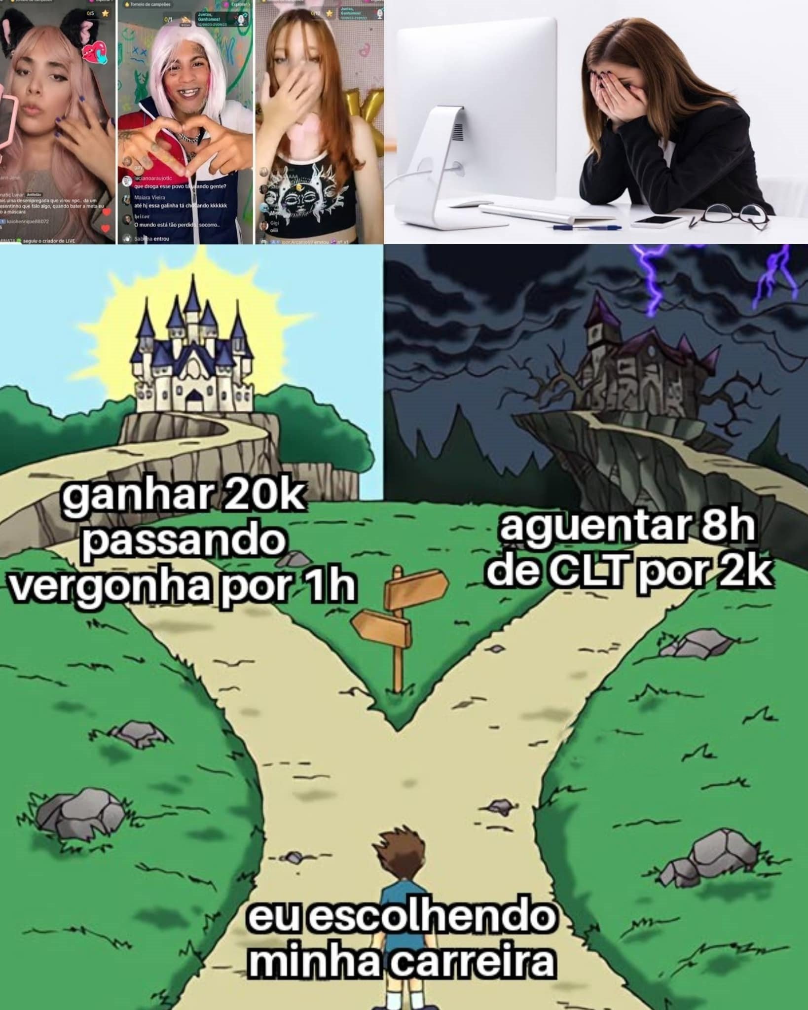 Nova moda das live de NPC