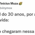 O que acontece quando chega nos 30 anos
