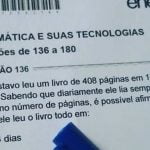 Só mais uma pergunta no Enem
