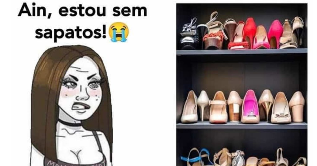 Estou sem sapatos: Mulheres vs Homens Estou sem sapatos: Mulheres vs Homens