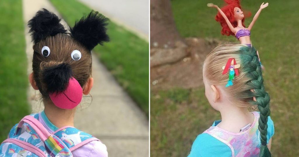 Sugestão de cabelo maluco pra criançada