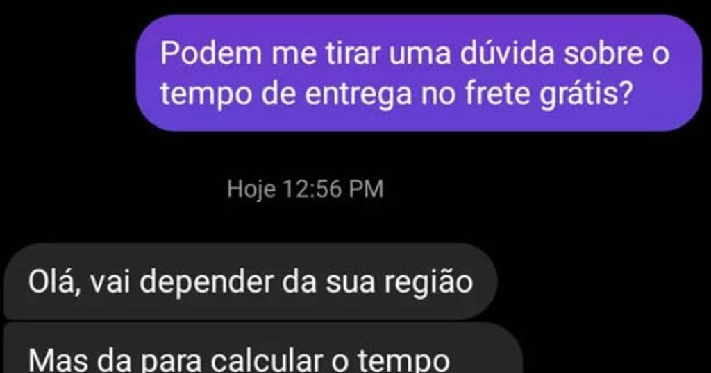 A loja que demorar 5 anos para responder uma pergunta? A loja que demorar 5 anos para responder uma pergunta?