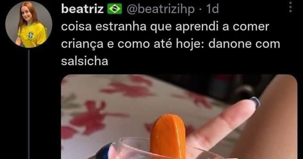 Coisa que aprendi a comer que é estranho Coisa que aprendi a comer que é estranho