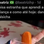 Coisa que aprendi a comer que é estranho