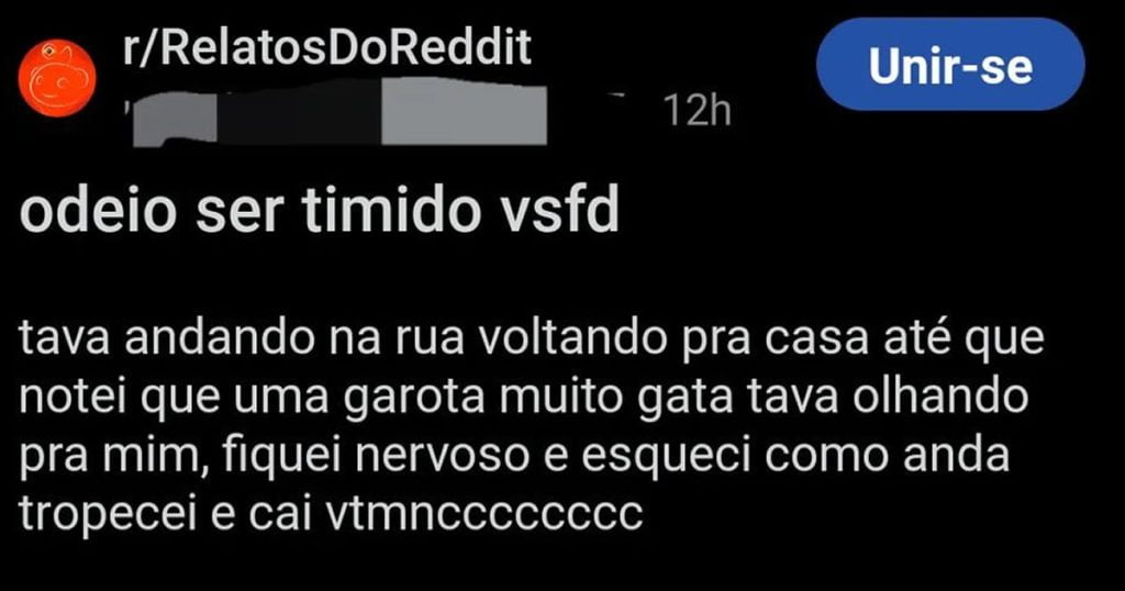Como é ruim ser tímido