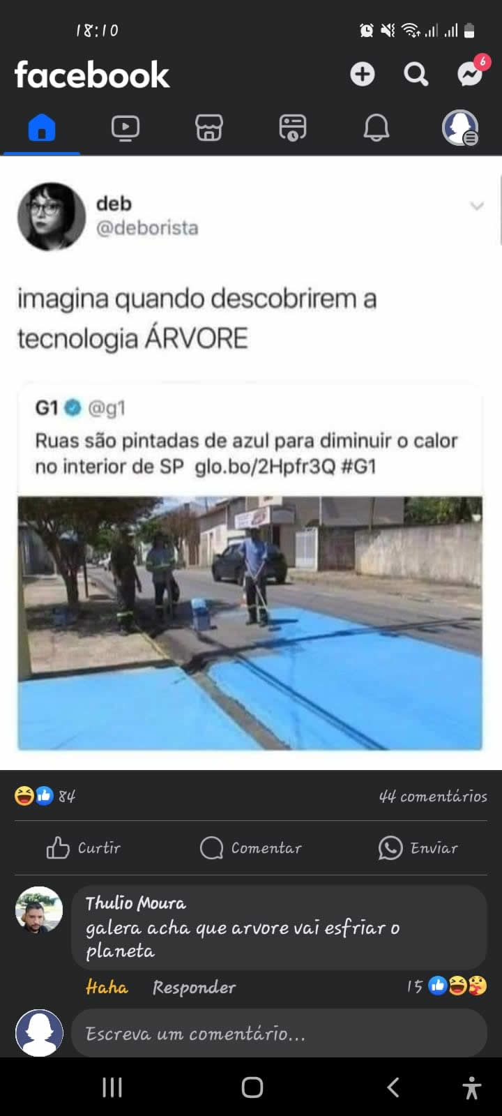 Imagina quando descobrirem a tecnologia árvore Imagina quando descobrirem a tecnologia árvore