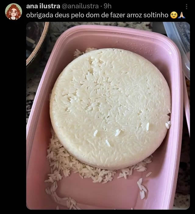 O dom de fazer arroz soltinho