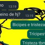 Qual treino de hoje?