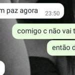 Quando a pessoa quer paz mais namora uma perturbada