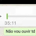 Quem tá errado? A pessoa que manda audiolivros em forma de mensagem de voz ou a pessoa que ignora?