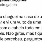 Um susto que fez o rapaz ficar amarelo