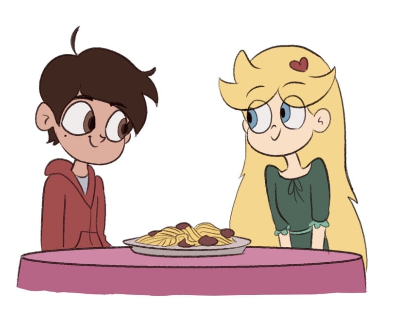 Uma cena quase romântica