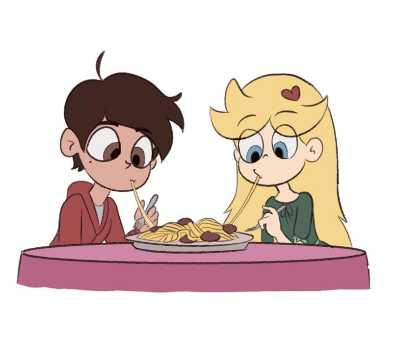 Uma cena quase romântica