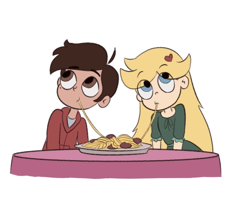 Uma cena quase romântica