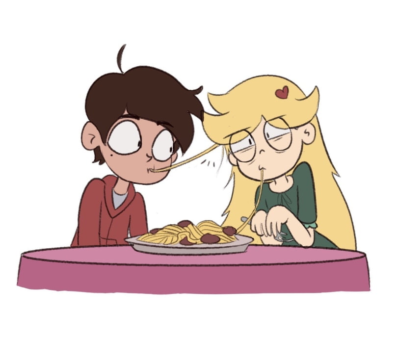 Uma cena quase romântica