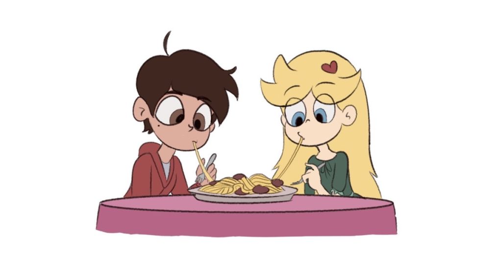 Uma cena quase romântica