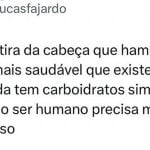 O hambúrguer é a comida mais saudável que existe