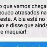 Pelo menos ela avisou