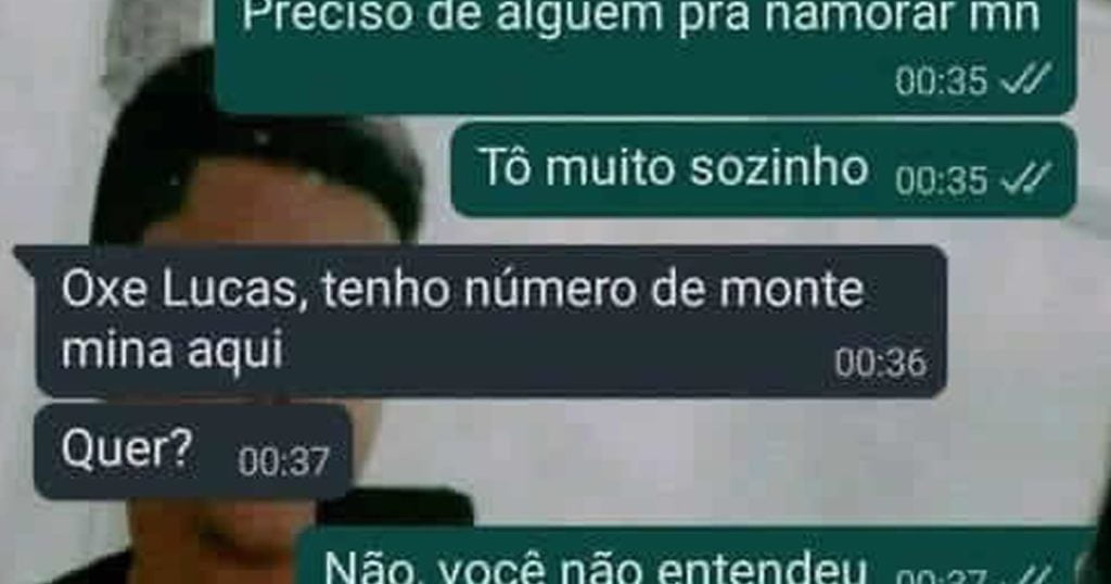 Tenho número de monte de mina aqui Tenho número de monte de mina aqui