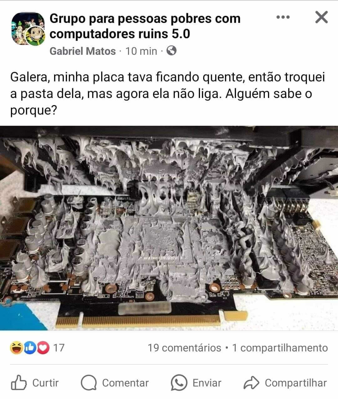 Trocando pasta térmica do computador
