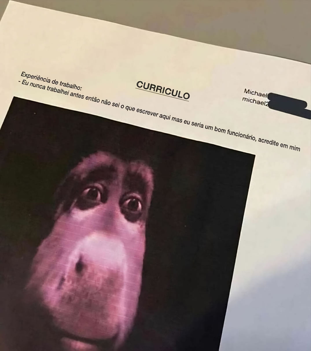 Apenas um currículo criativo Apenas um currículo criativo