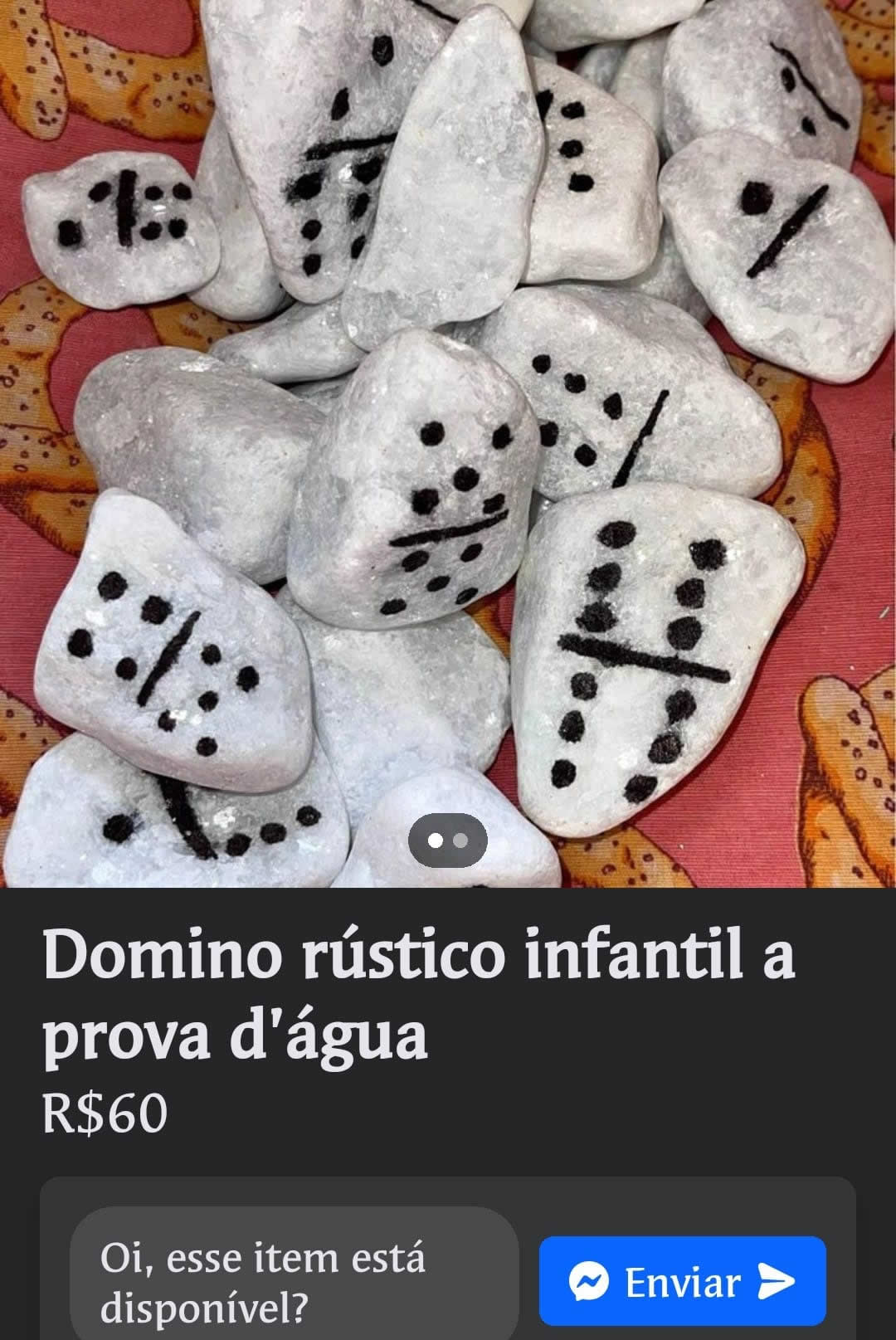 Apenas um domino rústico