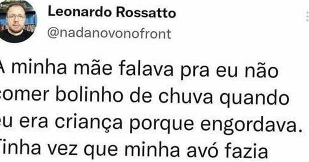 Bolinho de chuva engorda Bolinho de chuva engorda