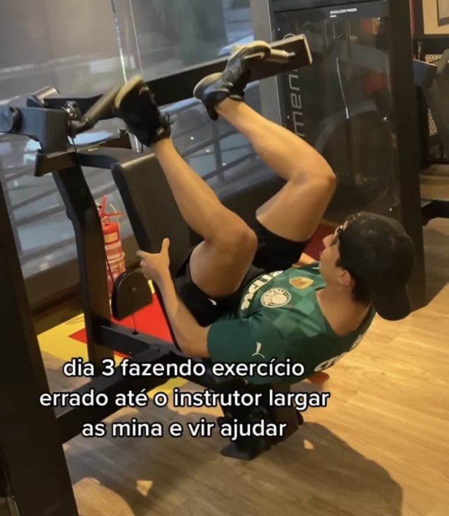 E os instrutor de academia E os instrutor de academia