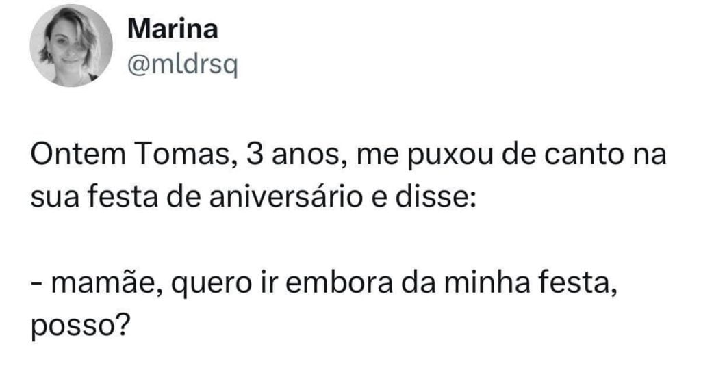 Eu entendo você Tomas