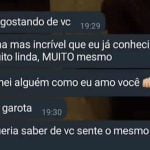 O máximo que ela pode falar é não