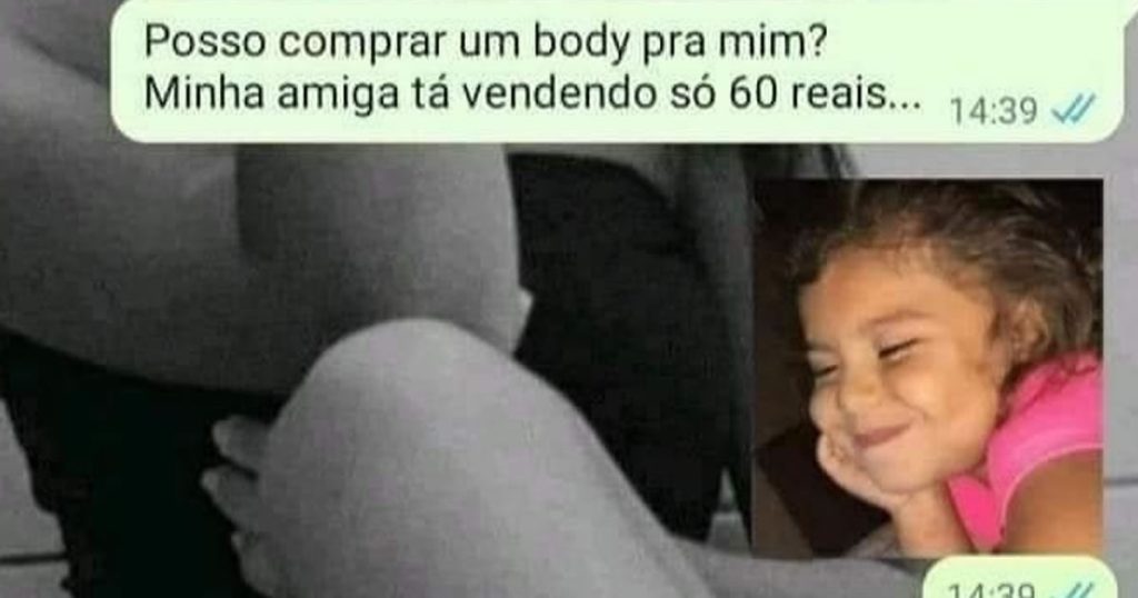 Quando seu namorado não sabe o que é um body