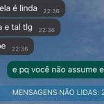 Um motivo diferente para não assumir ela