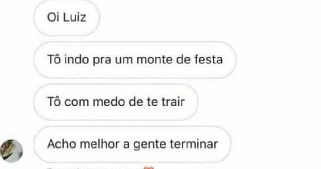 Um motivo para termina o relacionamento