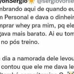 Uma história de um rapaz que pagava um Personal fake